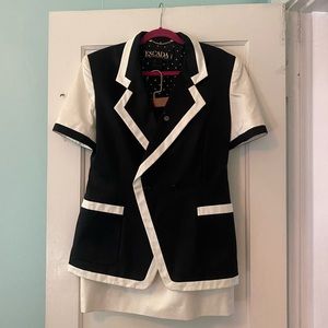 Escada by Margaretha Ley Two Piece Monochrome Suit